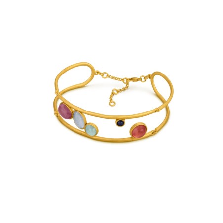 Pulsera Dorada Barcelona Alegria