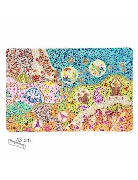 Juego de 6 salvamanteles Gaudí Multicolor