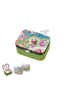 Leatherette jewelry box Gaudi Elements