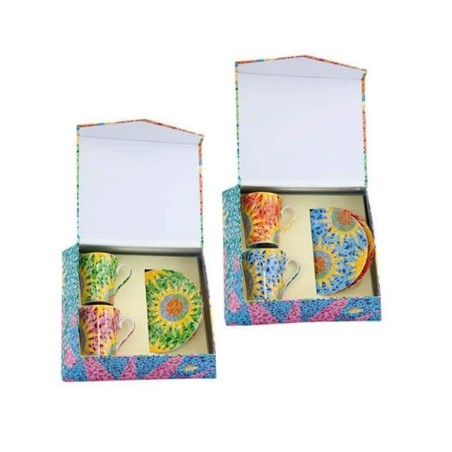 Ensemble de deux tasses Gaudí Multicolor