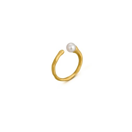 Anillo dorado perla Barcelona