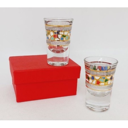 Gaudi Gold Shot Glasses