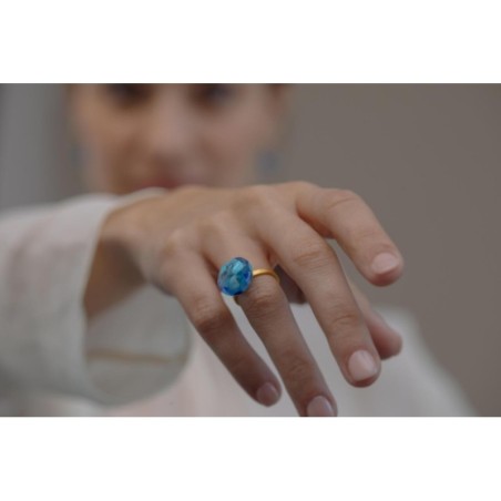 Bague bleu Batlló Barcelona