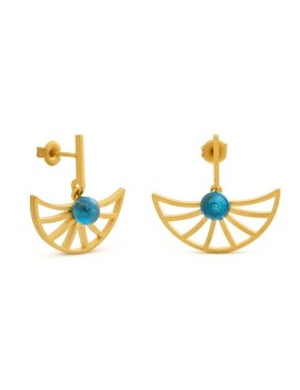 Pendientes dorados Cripta Güell