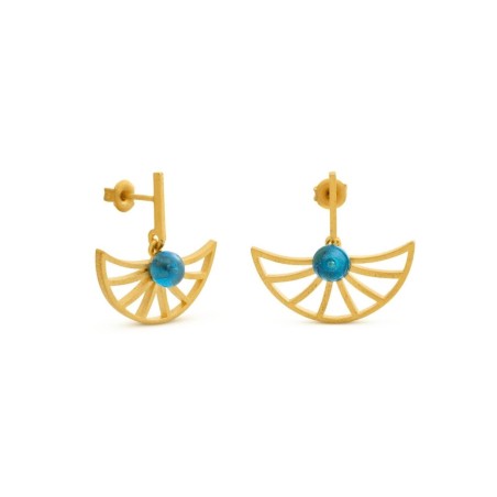 Barcelona Guell Golden Earrings