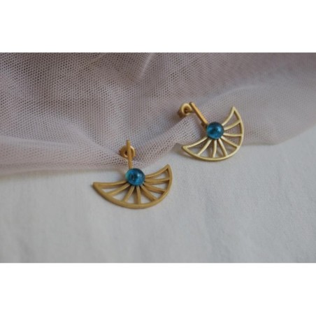 Barcelona Guell Golden Earrings