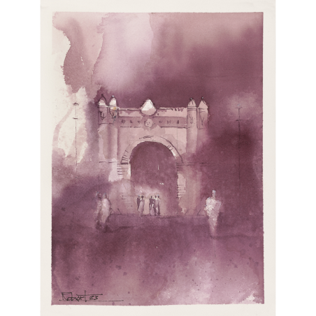aquarella-sobre-alumini-arc-triomf