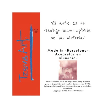 aquarella-sobre-alumini-arc-triomf
