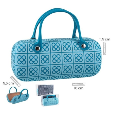 Rigid Glasses Case Barcelona Flower Panot