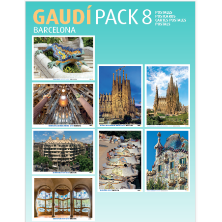 Pack 8 Postals Gaudí