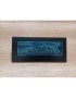 Cuadro bajorrelieve Skyline Barcelona 7x23 cm