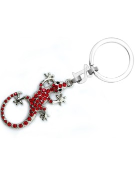 Gaudi Salamander Red Key Ring
