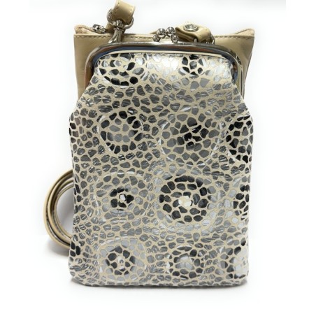 Sac en cuir Gaudí Argent