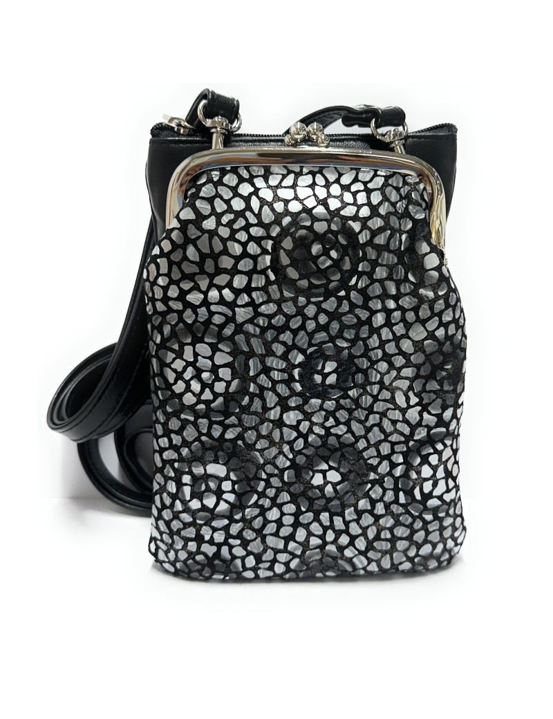 Sac en cuir Gaudí Argent