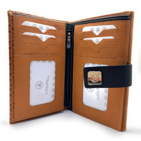 Leather Wallet Barcelona Panot Flor
