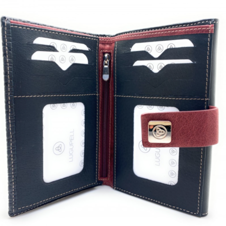 Leather Wallet Barcelona Panot Flor