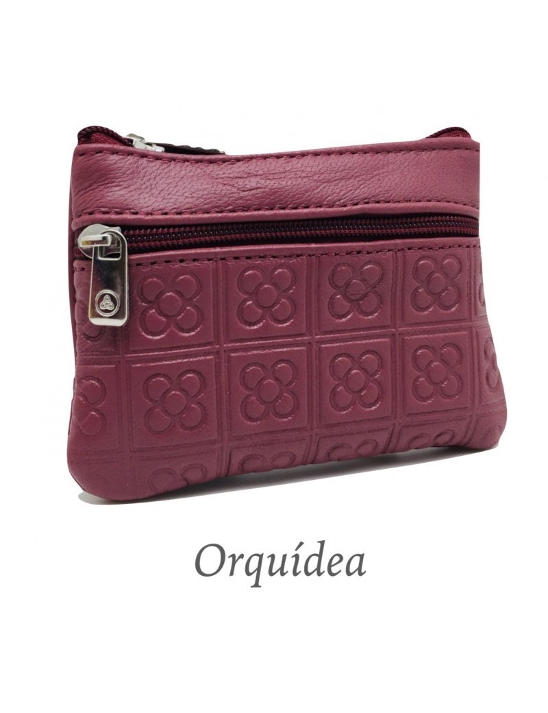 Monedero de piel Barcelona Panot