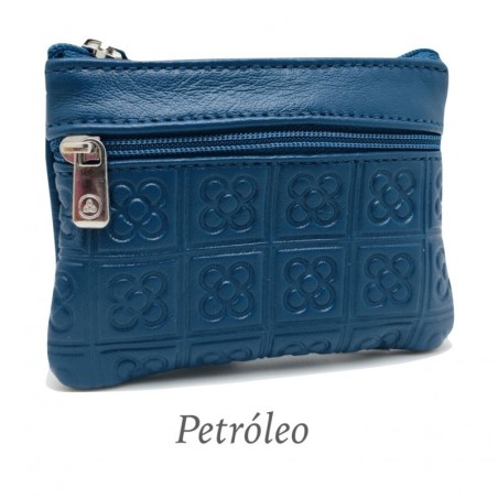 Monedero de piel Barcelona Panot