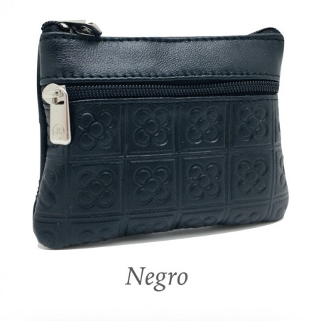Monedero de piel Barcelona Panot