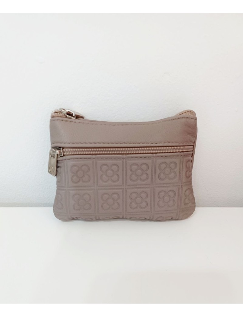 Monedero de piel Barcelona Panot
