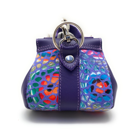 Leather Purse-Keyring Gaudi Barcelona