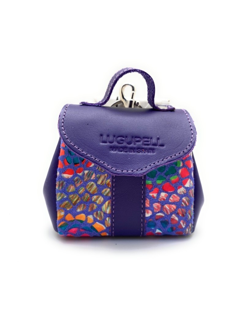 Leather Purse-Keyring Gaudi Barcelona