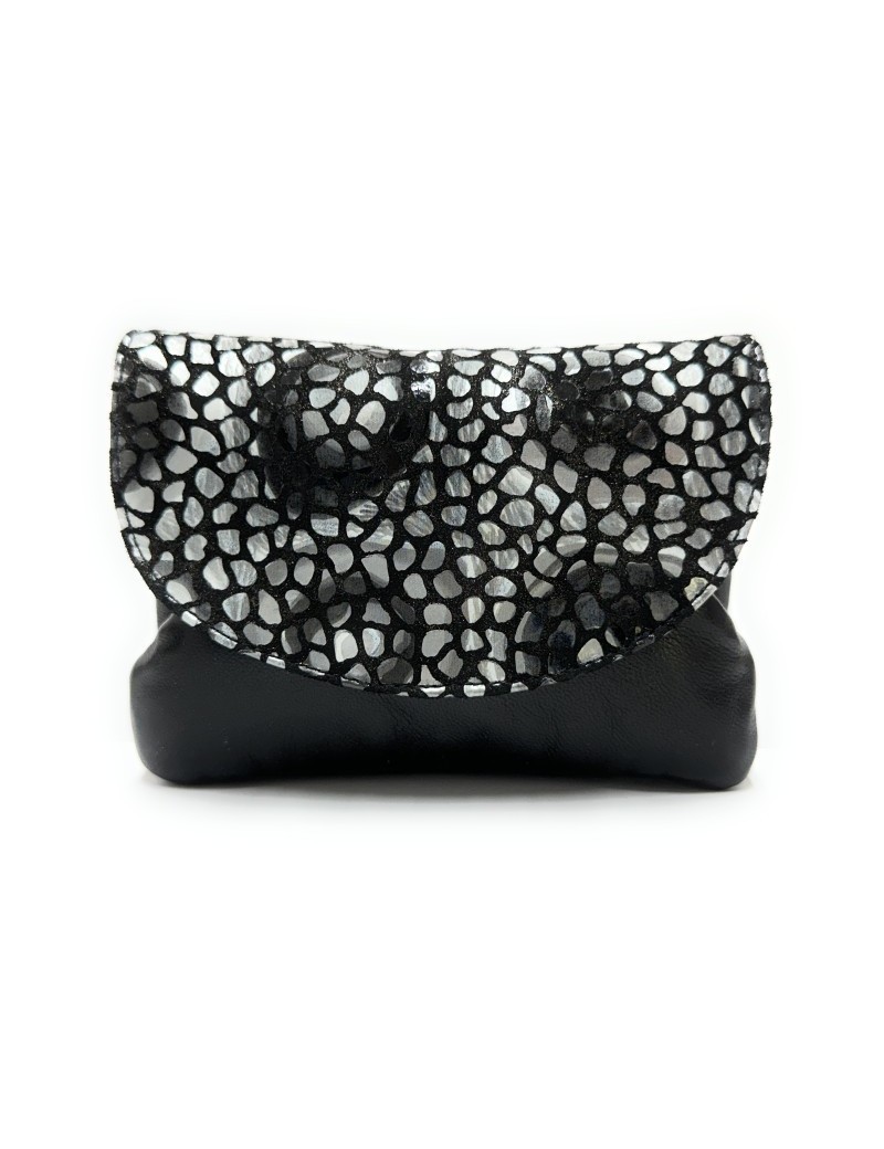 Leather Purse Gaudi Silver-Big