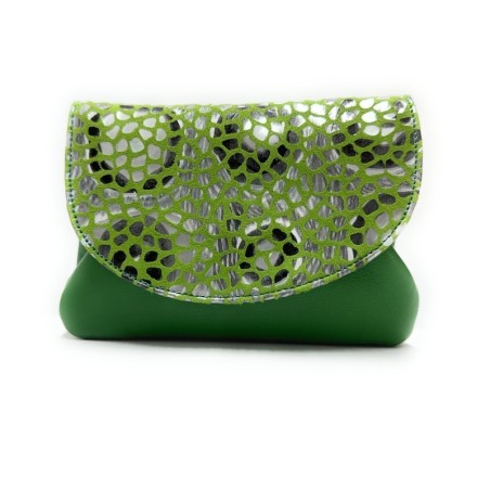 Leather Purse Gaudi Silver-Big