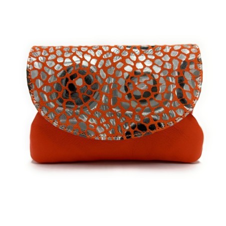 Leather Purse Gaudi Silver-Big