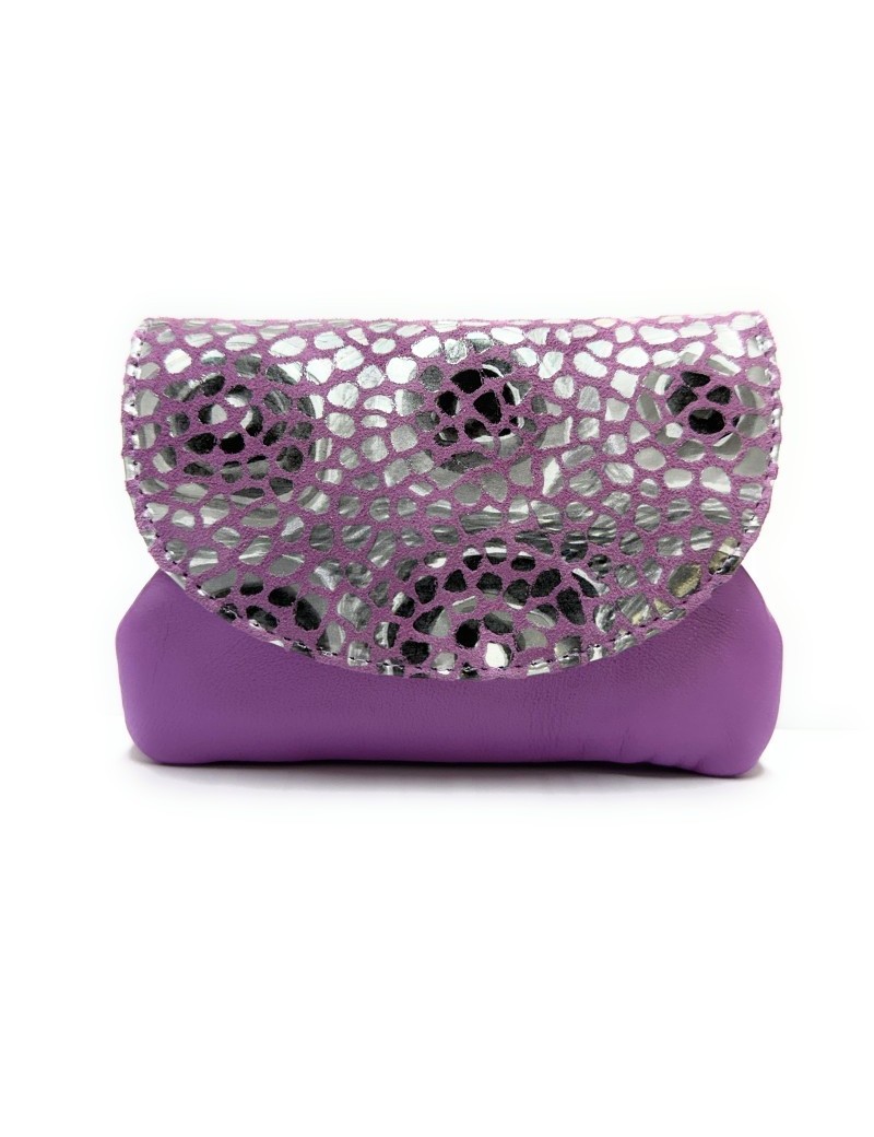 Leather Purse Gaudi Silver-Big