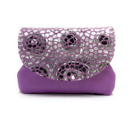 Leather Purse Gaudi Silver-Big
