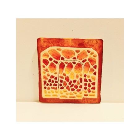 Ceramic Magnet La Pedrera Door