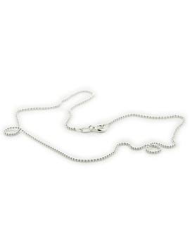 Polished silver chain