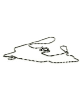 Oxidized silver chain