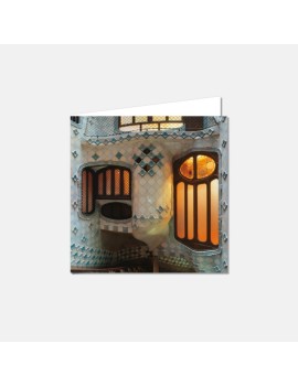 Postal patio interior Casa Batlló