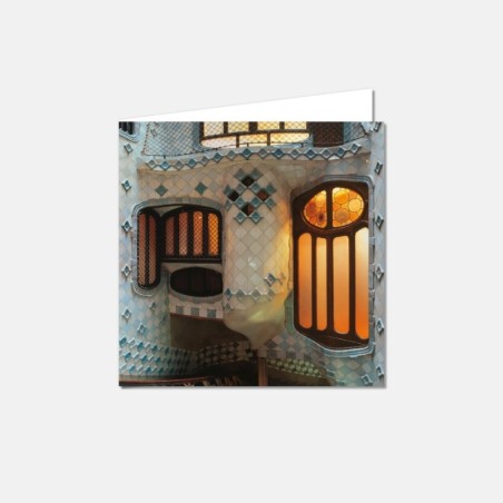 Postal patio interior Casa Batlló