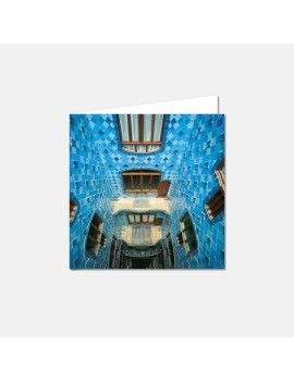 Casa Batlló Blue Courtyard Postcard