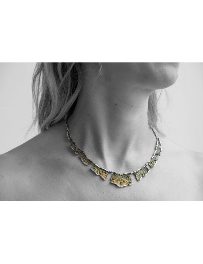 Pendentif émail moderniste grand