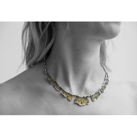 Pendentif émail moderniste grand