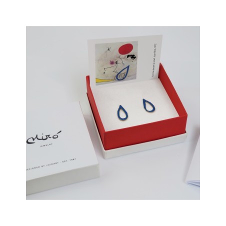 Golden Earrings Miró Jewelry Drop