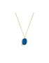 Collar Dorado Miró Jewelry azul