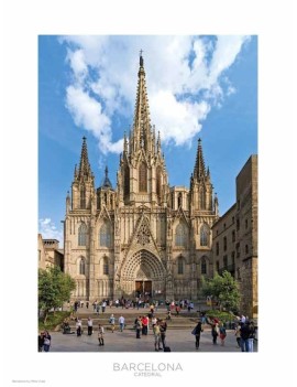 Lámina Catedral Barcelona