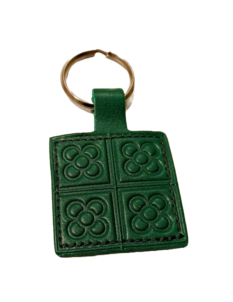 Leather Keyring Barcelona Panot