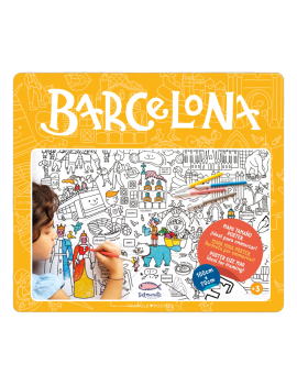Mapa de Barcelona per acolorir