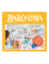 Carte Barcelone A colorier
