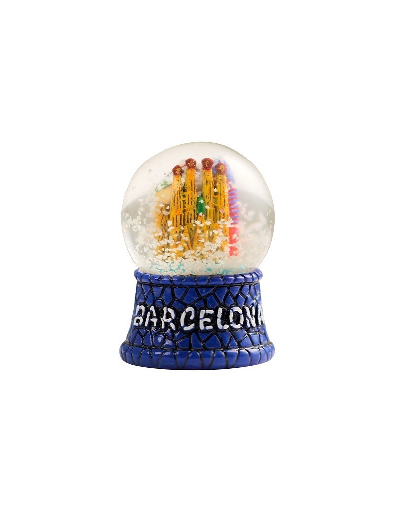 Barcelona Snow Globe