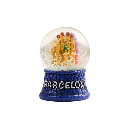 Barcelona Snow Globe